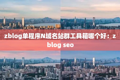 zblog单程序N域名站群工具箱哪个好：zblog seo